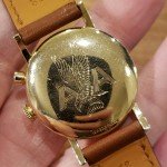 1949 Longines Monopusher Watch with American Airlines Engraving