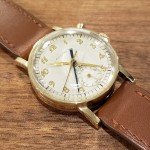 1949 Longines Monopusher Watch with American Airlines Engraving