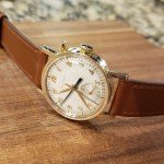 1949 Longines Monopusher Watch with American Airlines Engraving