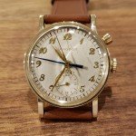 1949 Longines Monopusher Watch with American Airlines Engraving