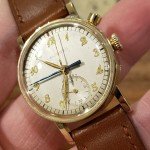 1949 Longines Monopusher Watch with American Airlines Engraving