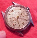 35MM Nicolet Caliber Lemania 1277 Monopusher Watch
