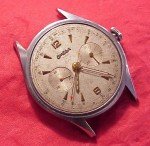 35MM Nicolet Caliber Lemania 1277 Monopusher Watch