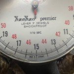 Hanhart Premier Monopusher Stopwatch with Box & Papers