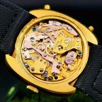 Vintage ELGIN 1970s Heuer Monopusher Chronograph Watch