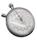 Vintage Hanhart Silver Monopusher Stopwatch 55mm