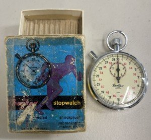 HanHart Monopusher Stopwatch - Shockproof Metal Design