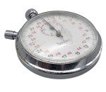 Vintage Hanhart Silver Monopusher Stopwatch 55mm