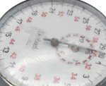 Vintage Hanhart Silver Monopusher Stopwatch 55mm
