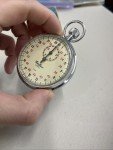 HanHart Monopusher Stopwatch - Shockproof Metal Design
