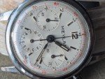 Vintage Meylan Decimal Chronograph Monopusher Watch