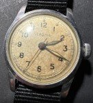 Vintage Swiss LEMANIA WWII Pilot Monopusher Watch
