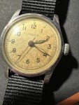 Vintage Swiss LEMANIA WWII Pilot Monopusher Watch