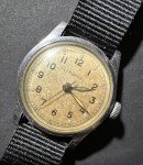 Vintage Swiss LEMANIA WWII Pilot Monopusher Watch