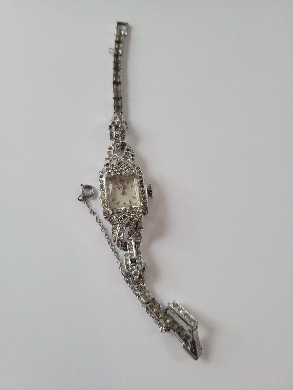 Welsbro Ladies Sterling Silver Chronograph Watch