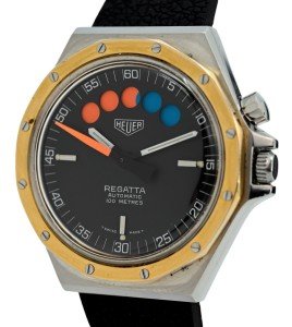 Heuer 40mm Men's Monopusher Regatta Chronograph Watch