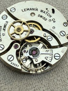 Lemania Vintage Chronograph Monopusher Watch Parts