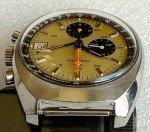 Vintage Lemania 1341 Monopusher Chronograph Watch