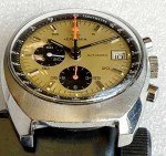 Vintage Lemania 1341 Monopusher Chronograph Watch