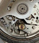 Vintage Lemania 1341 Monopusher Chronograph Watch