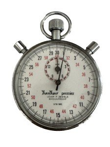 Hanhart Premiere Monopusher Stopwatch with 7 Jewels