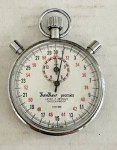 Hanhart Premiere Monopusher Stopwatch with 7 Jewels