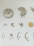 Lemania CH27 Monopusher Watch Movement Parts