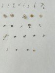 Lemania CH27 Monopusher Watch Movement Parts