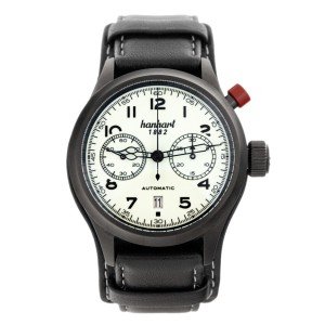 Hanhart Pioneer Flieger Monopusher Watch 42mm