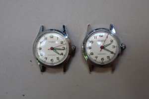 Vintage Welsbro Chronograph Monopusher Watch Faces