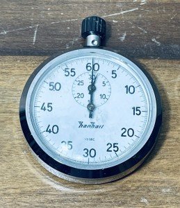 Hanhart Vintage Monopusher Stopwatch - German Made