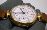 Rare Gander Monopusher Chronograph Watch at 6 O'clock