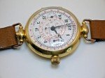 Rare Gander Monopusher Chronograph Watch at 6 O'clock