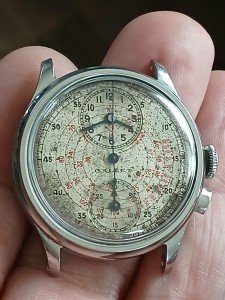 Gallet Multichron Mono Pusher Chronograph Watch