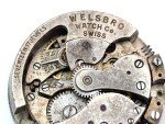 WELSBRO Vintage Monopusher Military Style Watch Parts