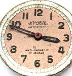 WELSBRO Vintage Monopusher Military Style Watch Parts