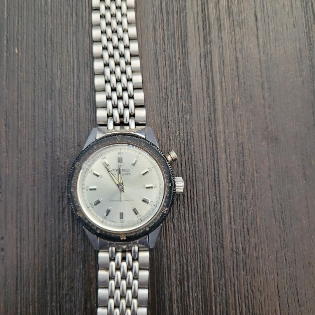 SEIKO 5719-8990 Vintage Chronograph Monopusher Watch