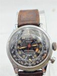 1940s Pierce Swiss Military Monopusher Chronograph Watch