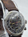 1940s Pierce Swiss Military Monopusher Chronograph Watch