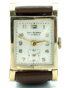 Welsbro Vintage Swiss Monopusher Chronograph Watch