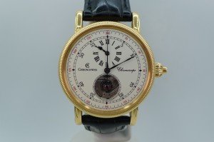 Chronoswiss Chronoscope Monopusher 18K Gold Watch