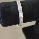 Vintage Mechanical Monopusher Watch with Stretch Band