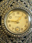 Vintage WELSBRO Swiss Sterling Silver Marcasite Watch
