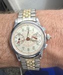 1937 Landeron 47 Monopusher Chronograph Watch