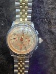 1937 Landeron 47 Monopusher Chronograph Watch
