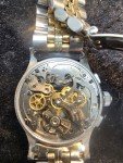 1937 Landeron 47 Monopusher Chronograph Watch