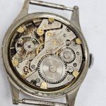 Vintage Emca Silver Tone Monopusher Chronograph Watch