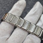 Vintage Emca Silver Tone Monopusher Chronograph Watch