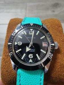 Welsbro Vintage Skin Diver Chronograph Watch