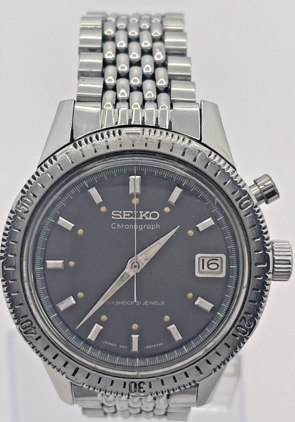 Seiko Olympic Monopusher Chronograph Watch 38mm